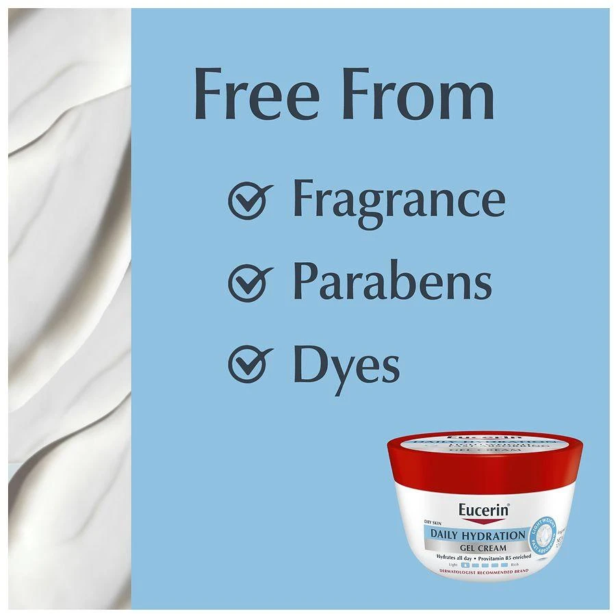 商品Eucerin|Daily Hydration Gel Cream, Body Moisturizer for Dry Skin,价格¥111,第4张图片详细描述