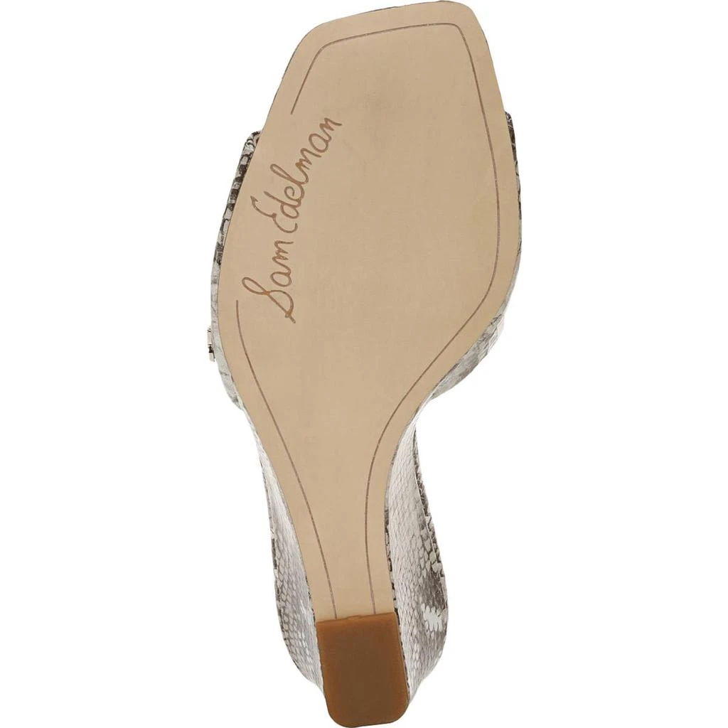 商品Sam Edelman|Sam Edelman Womens Tesma Suede Slides Wedge Heels,价格¥274,第3张图片详细描述