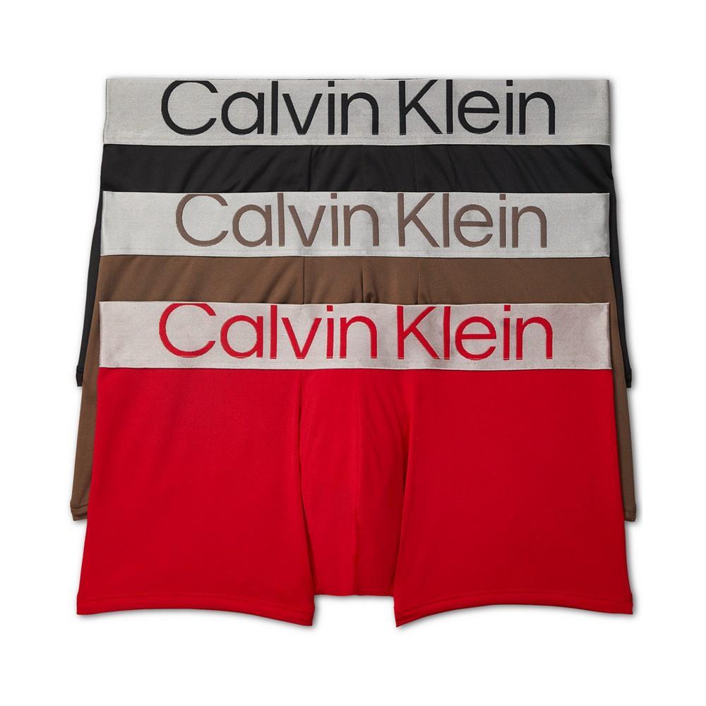 商品Calvin Klein|Men's 3-Pk Steel Low Rise Trunks,价格¥285,第1张图片