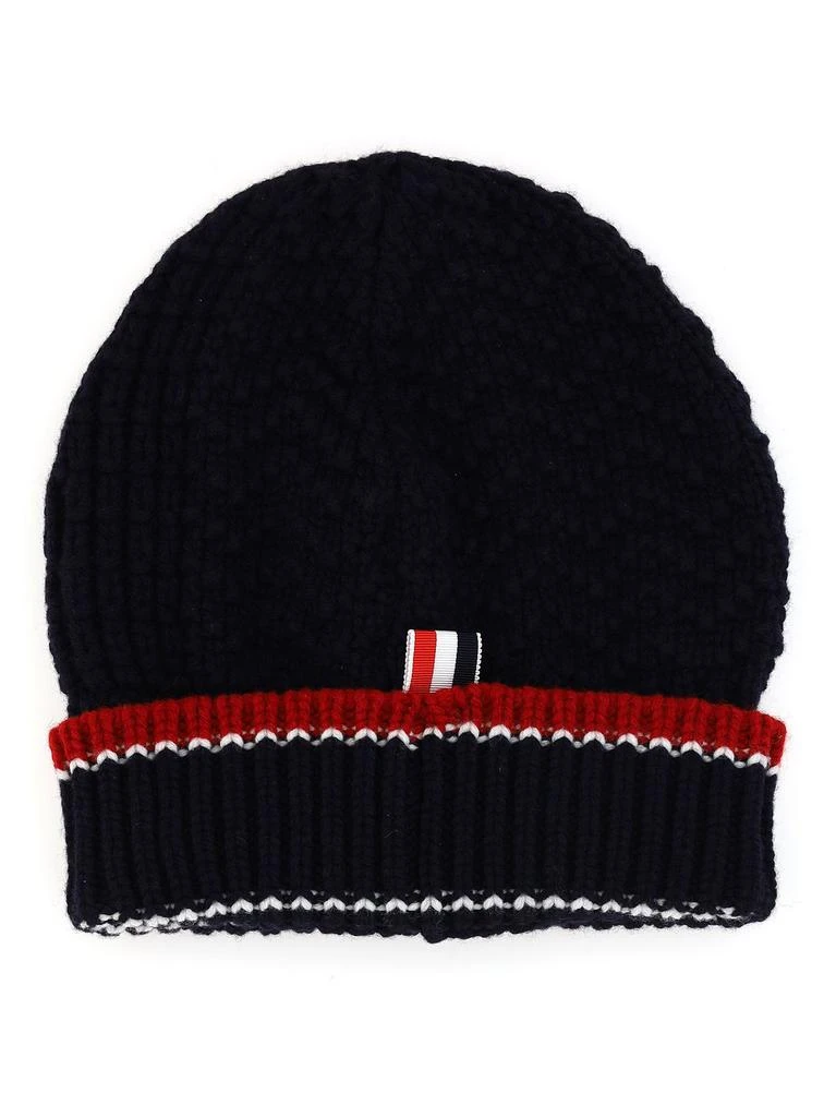 商品Thom Browne|Thom Browne Rib Knit Beanie,价格¥1851,第1张图片