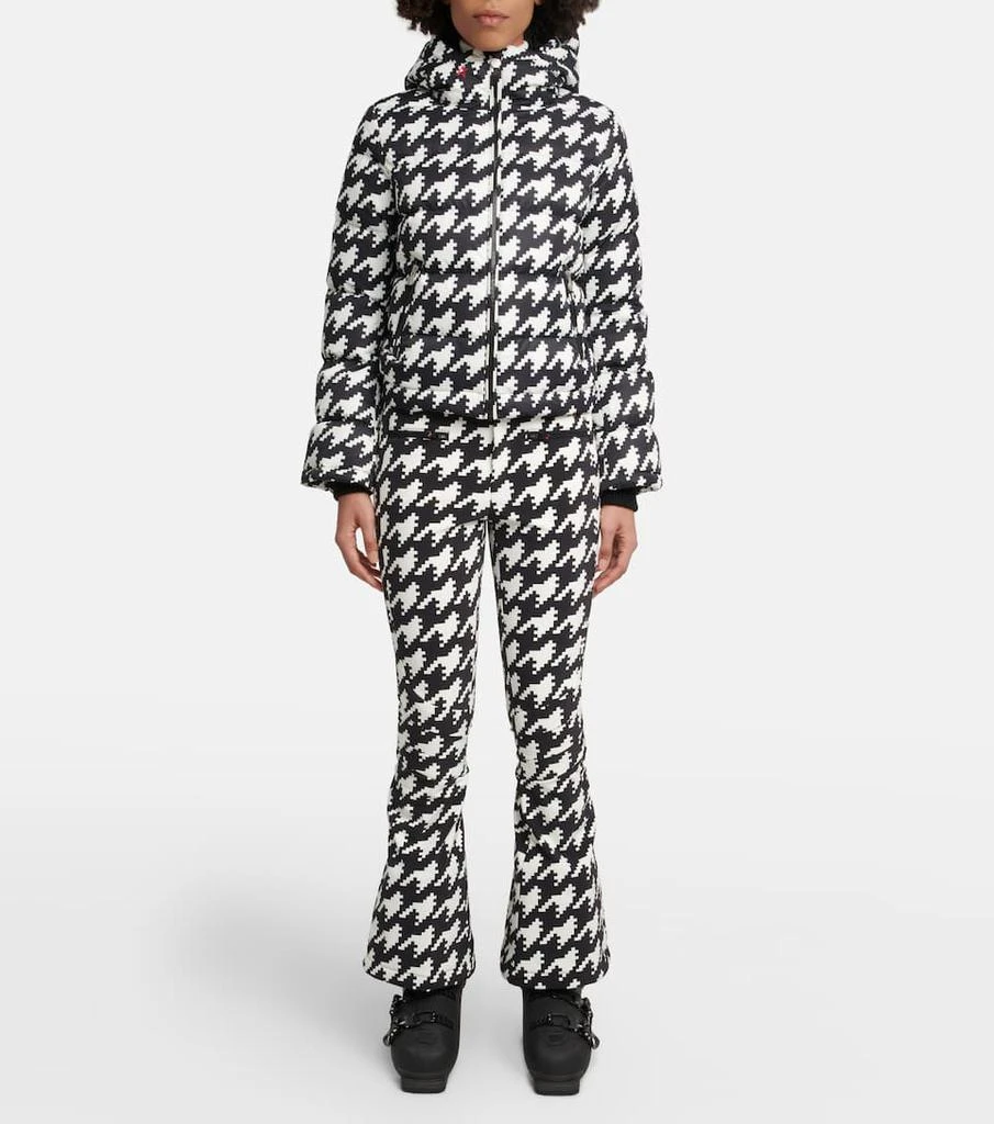 商品PERFECT MOMENT|Polar Flare houndstooth down ski jacket,价格¥5337,第2张图片详细描述