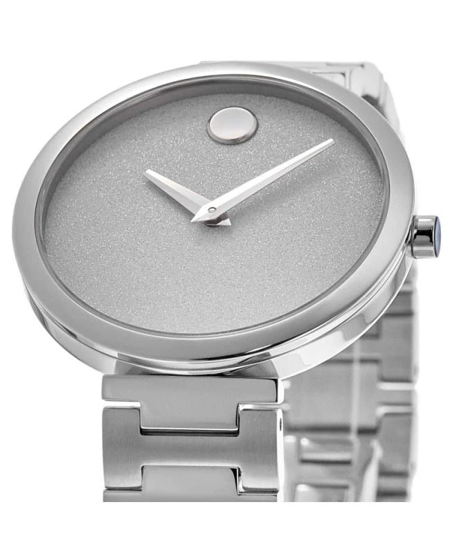 商品Movado|Movado Museum Classic White Dial Stainless Steel Women's Watch 0607518,价格¥3652,第2张图片详细描述