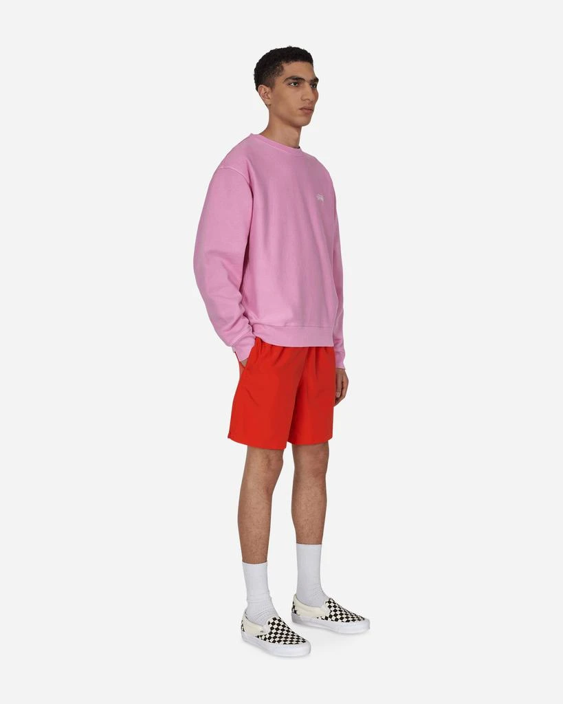 商品STUSSY|Stock Logo Crewneck Sweatshirt Pink,价格¥756,第4张图片详细描述