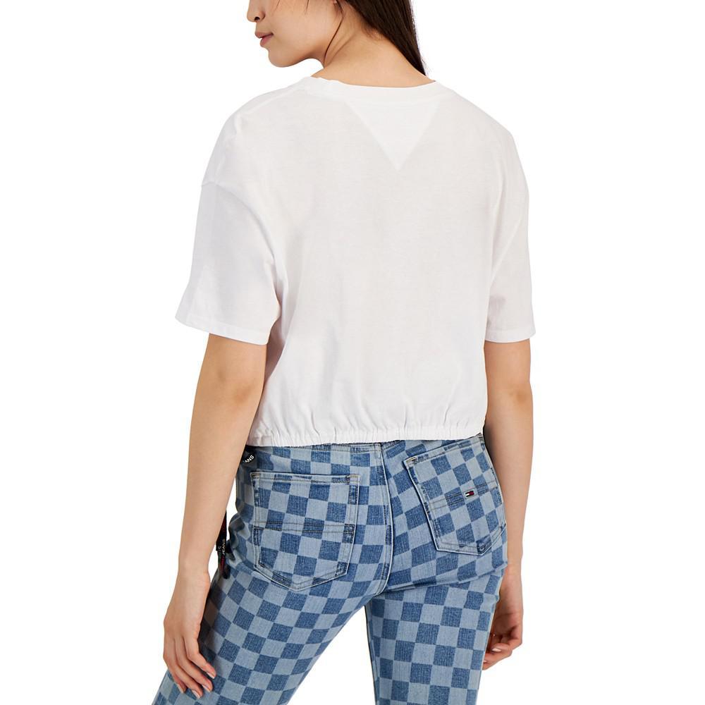 商品Tommy Jeans|Short Sleeve Cropped T-Shirt,价格¥174,第4张图片详细描述