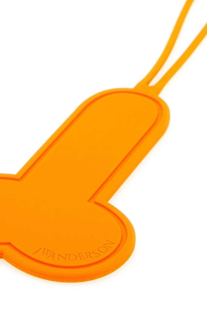 商品JW Anderson|JW Anderson Logo Embossed Key Ring,价格¥563,第3张图片详细描述