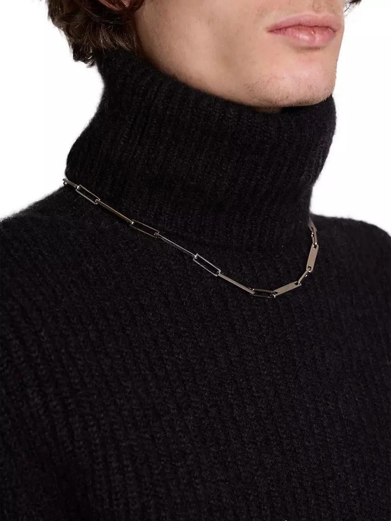 商品Yves Saint Laurent|Plaque Chain Necklace In Metal,价格¥4122,第5张图片详细描述