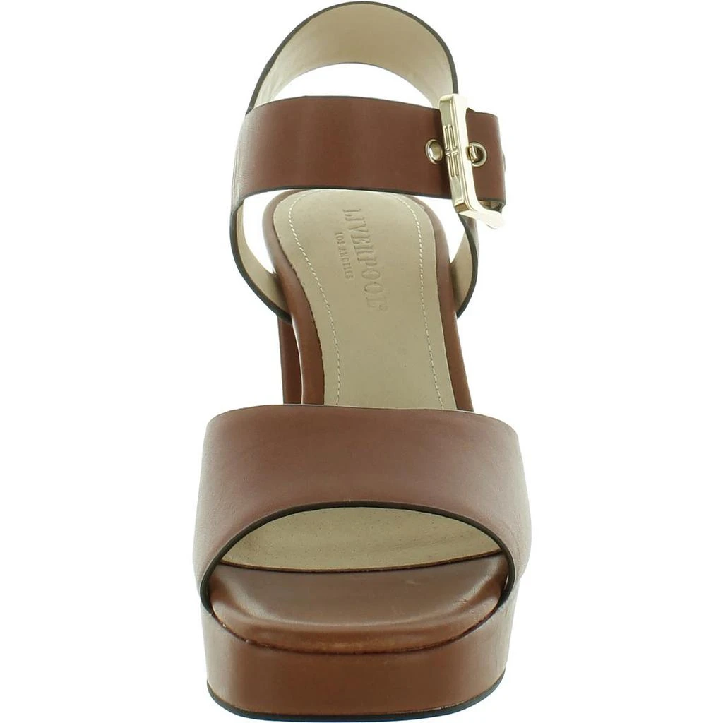 商品Liverpool Los Angeles|Celebrity Womens Leather Cushioned Footbed Pumps,价格¥214,第3张图片详细描述