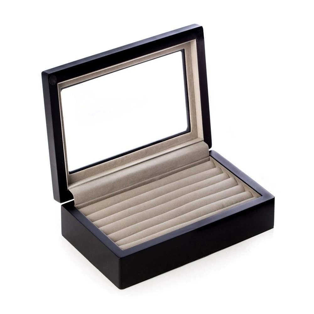 商品Bey-Berk|Wood Cufflink Box,价格¥456,第3张图片详细描述