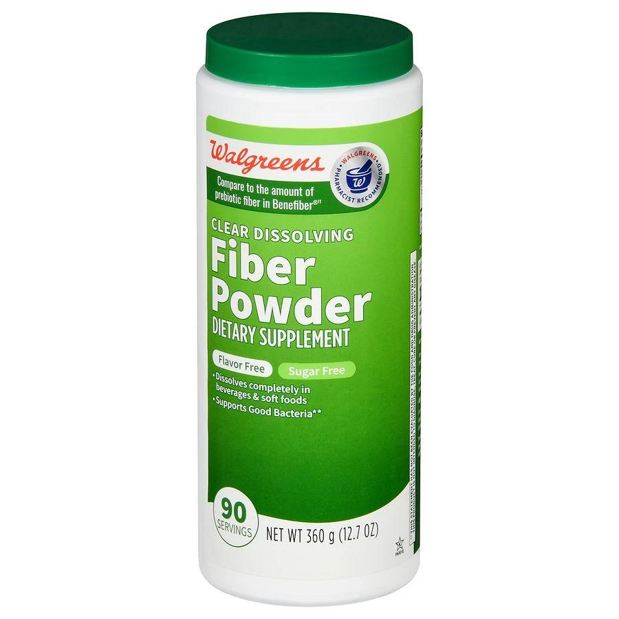 商品Walgreens|Clear Dissolving Fiber Powder Flavor Free,价格¥121,第1张图片