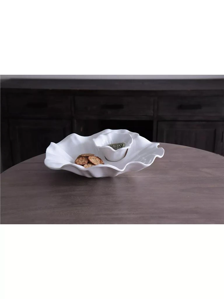 商品Beatriz Ball|Vida Bloom Chip & Dip Bowl,价格¥560,第3张图片详细描述