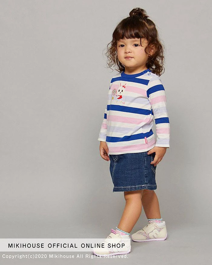 商品Miki House|Girls' Miki House x Mizuno Printed Sneakers – Toddler ,价格¥1014,第5张图片详细描述