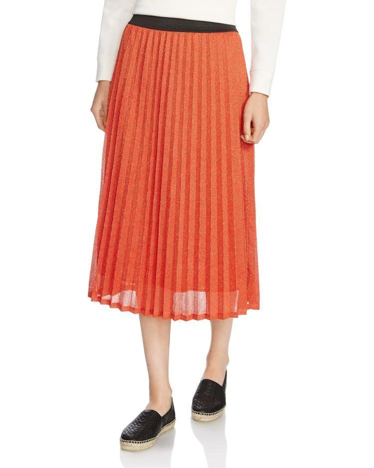 商品Maje|Jazy Pleated Knit Skirt,价格¥1389,第1张图片