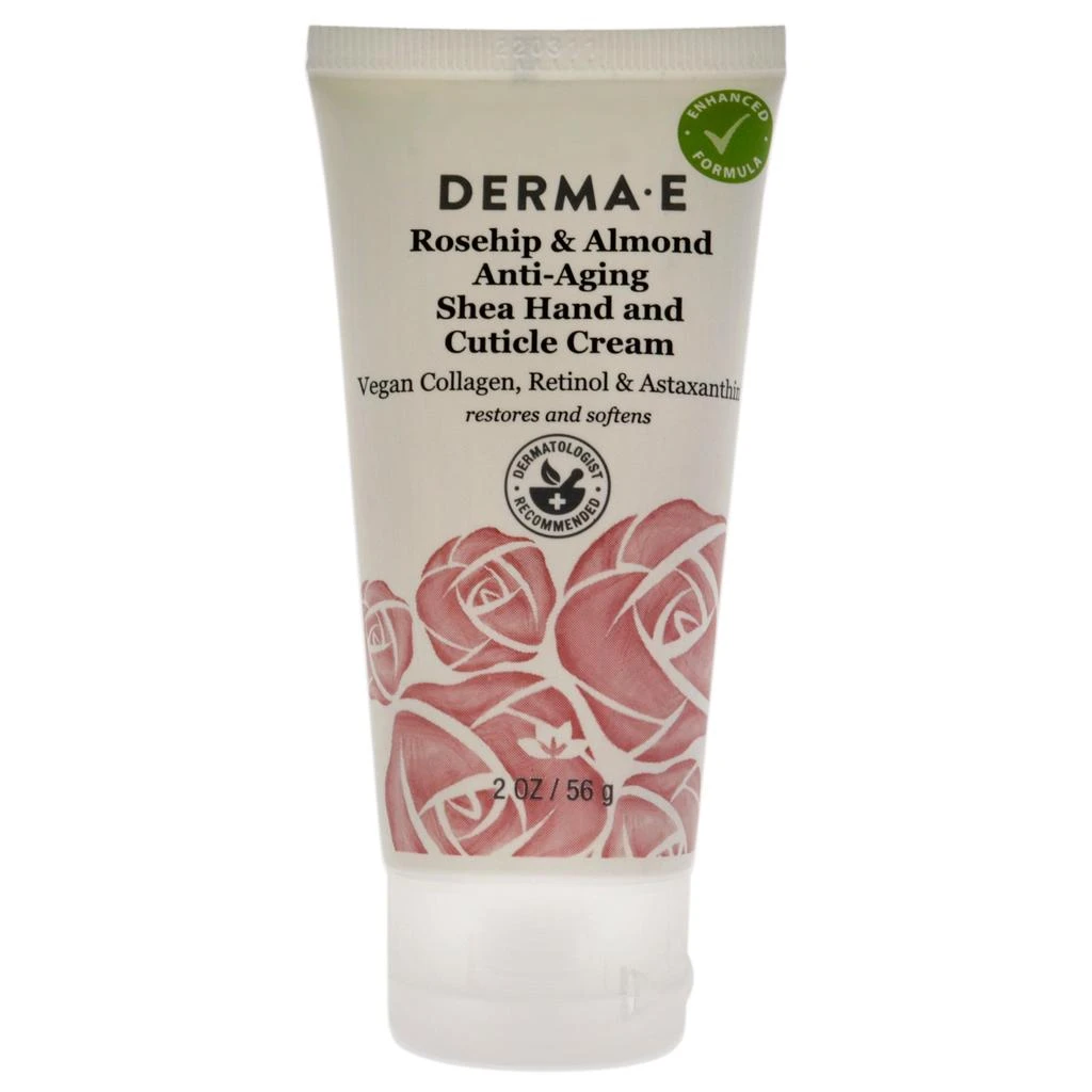 商品Derma-E|Derma-E Anti-Aging Shea Hand and Cuticle Cream - Rosehip and Almond For Unisex 2 oz Cream,价格¥83,第2张图片详细描述