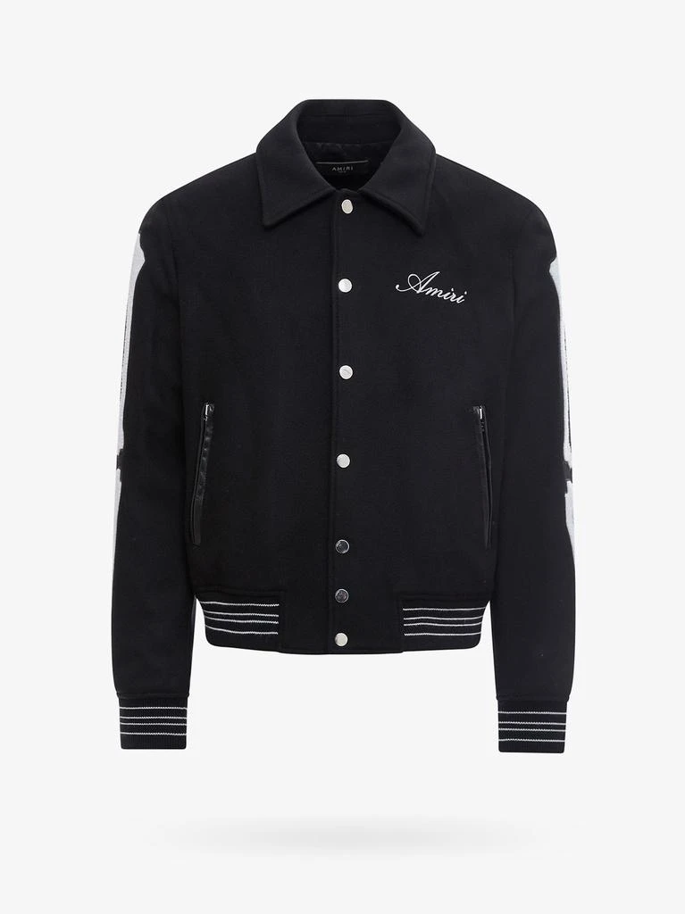 商品AMIRI|AMIRI Leather Closure with snap buttons JACKETS,价格¥10795,第1张图片