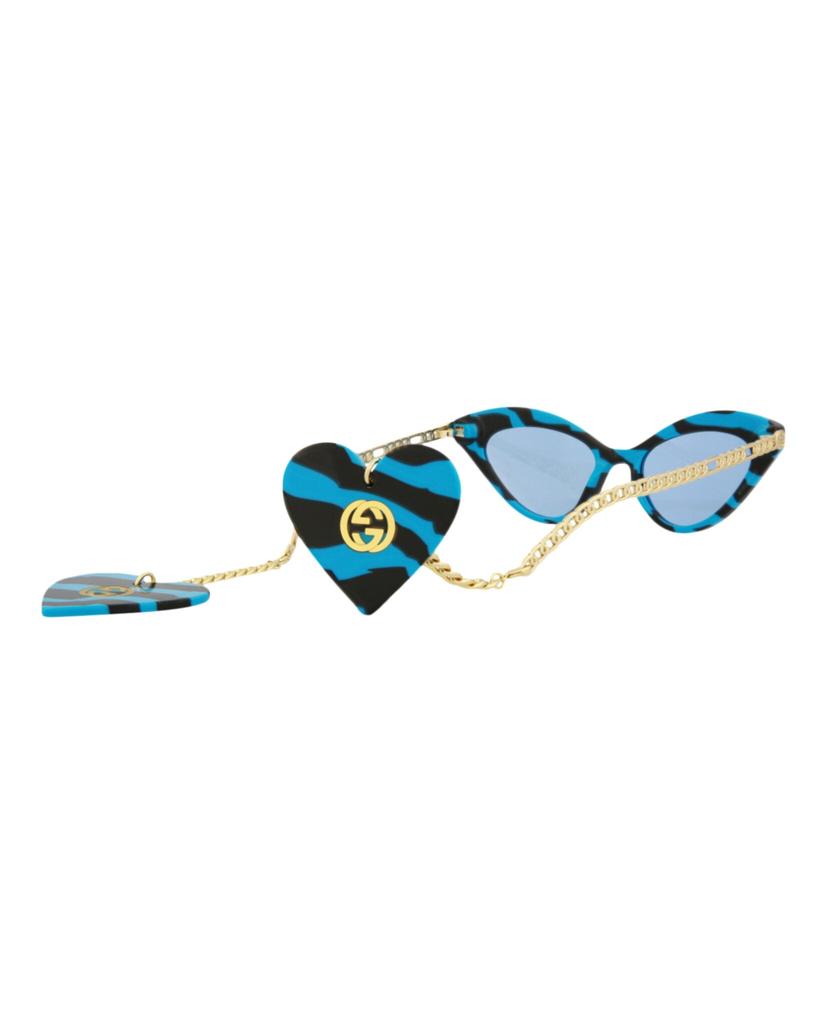 Cat Eye-Acetate Frame Sunglasses商品第4张图片规格展示