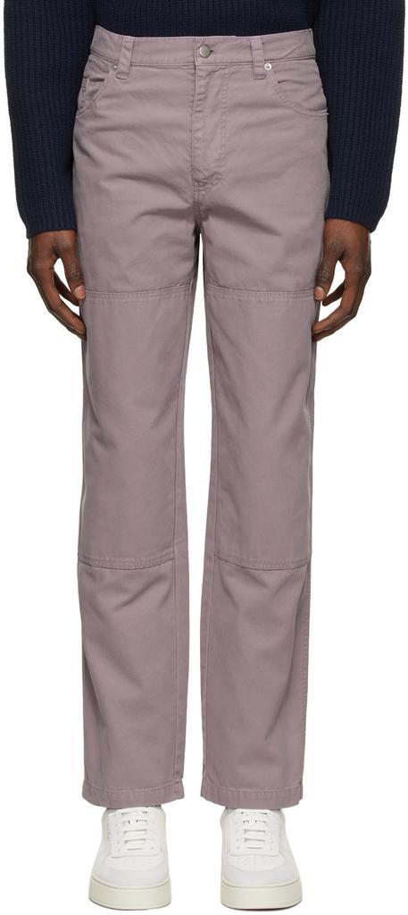 商品Axel Arigato|Purple Cotton Trousers,价格¥901,第1张图片