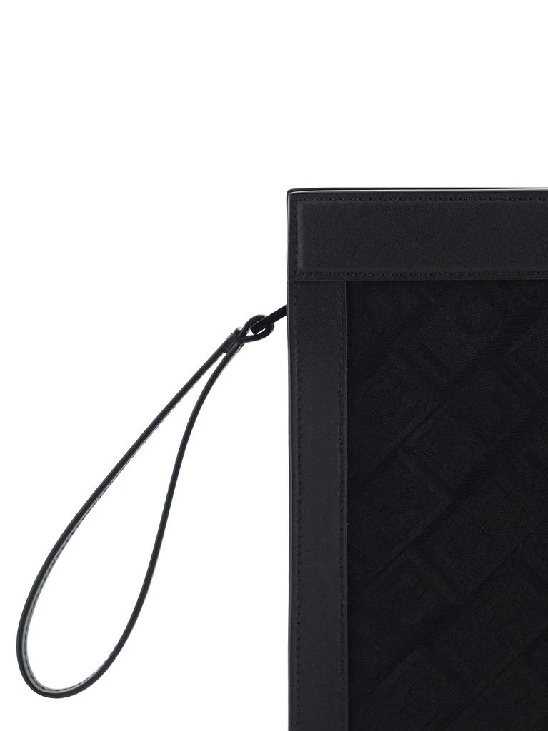 商品Salvatore Ferragamo|Ferragamo Jacquard Logo Printed Pouch,价格¥4205,第4张图片详细描述