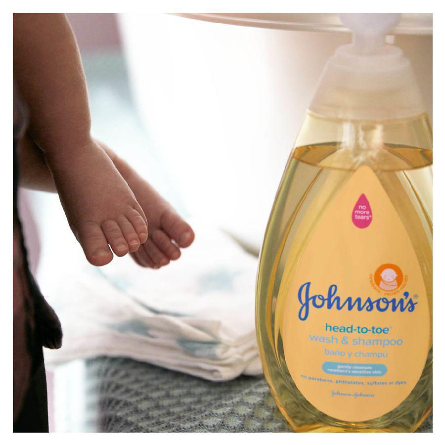 商品Johnson's Baby|Head-To-Toe Tear-Free Body Wash & Shampoo,价格¥69,第4张图片详细描述