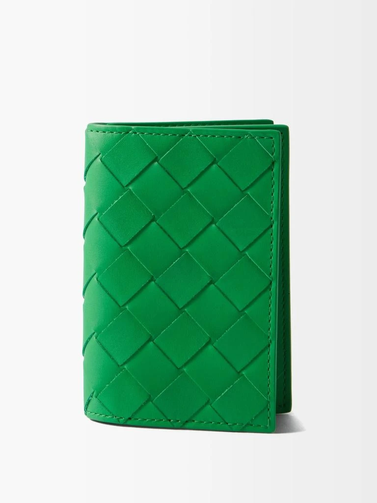 商品Bottega Veneta|Intrecciato leather bi-fold cardholder,价格¥3918,第1张图片