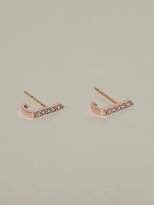 商品Primaute|J Drop Earrings (14K Gold),价格¥1405,第3张图片详细描述