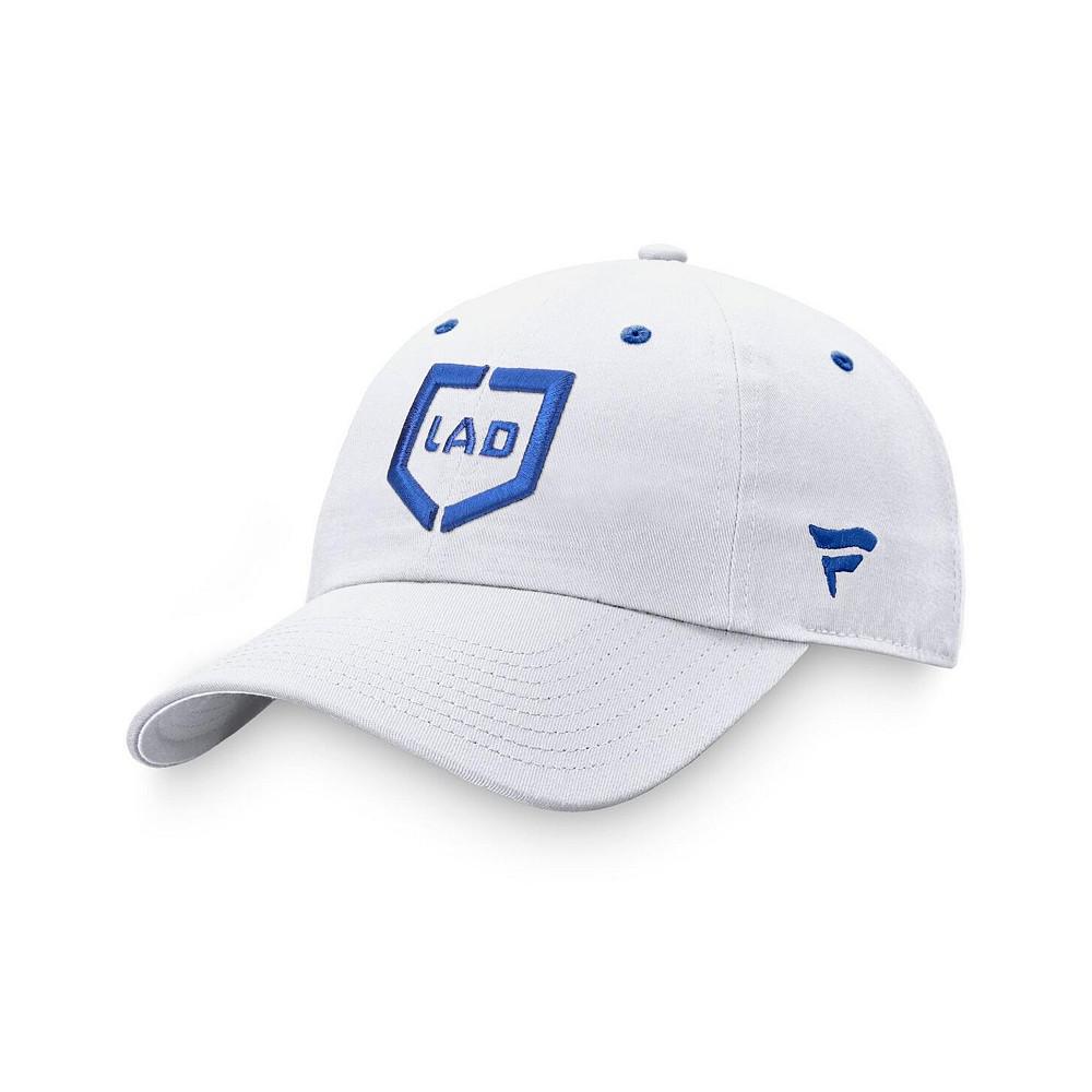 Men's Branded White Los Angeles Dodgers Iconic Home Plate Adjustable Hat商品第4张图片规格展示