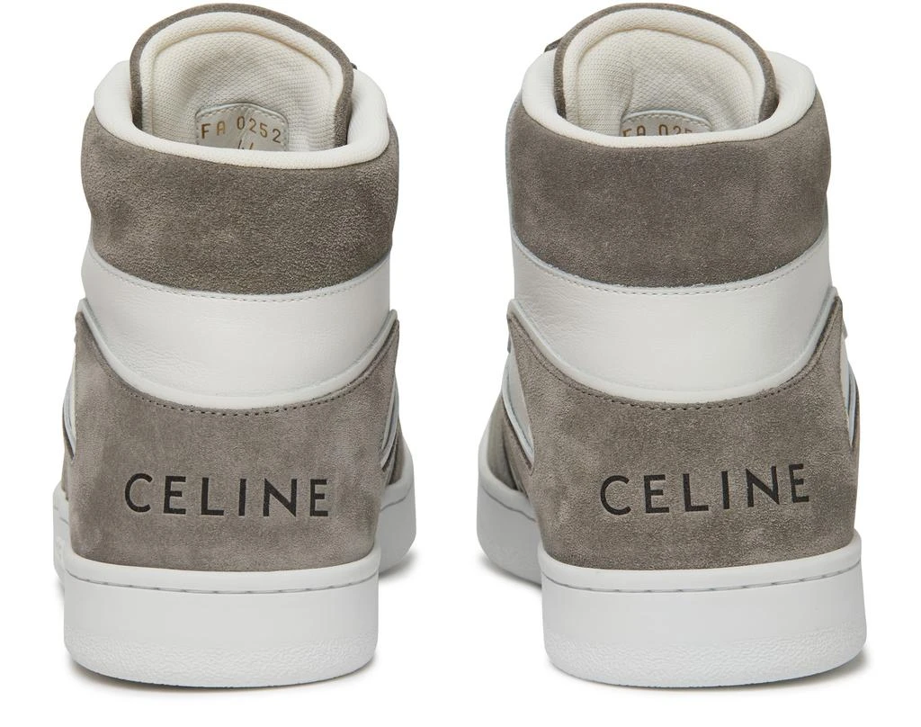 商品Celine|CT-01“Z”Trainer牛皮绒面革和牛皮革高帮运动鞋,价格¥7101,第3张图片详细描述