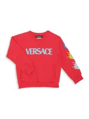 商品Versace|Little Boy's & Boy's Sun Logo Sweatshirt,价格¥1102,第1张图片