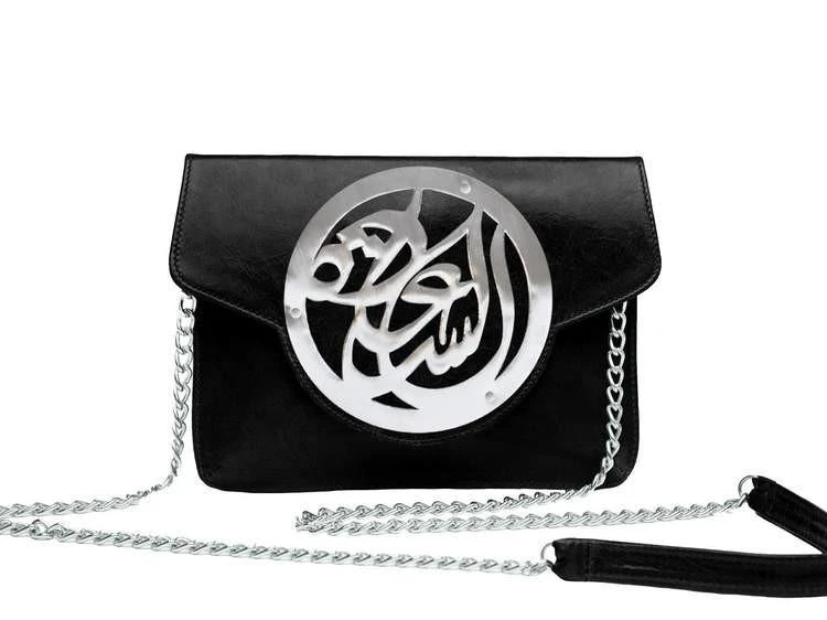 商品Dareen Hakim Collection|黑色斜跨包｜Logo含意: 幸福,价格¥2100,第1张图片