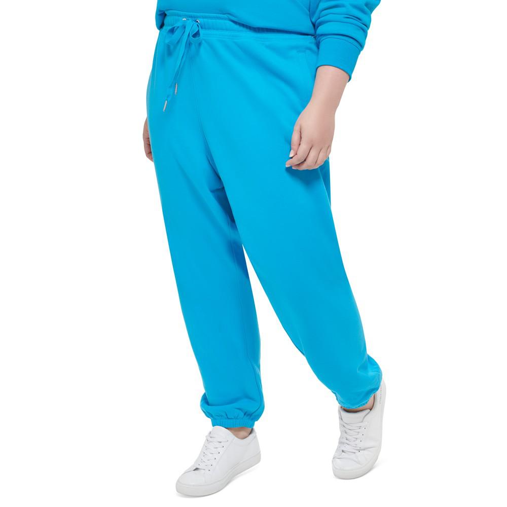 Plus Size Fleece Drawstring Joggers商品第3张图片规格展示