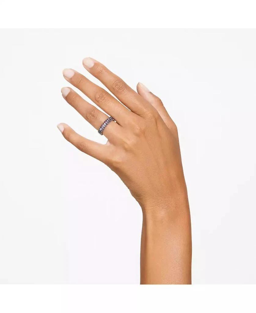 商品Swarovski|Crystal Baguette Cut Gray Matrix Ring,价格¥1264,第5张图片详细描述