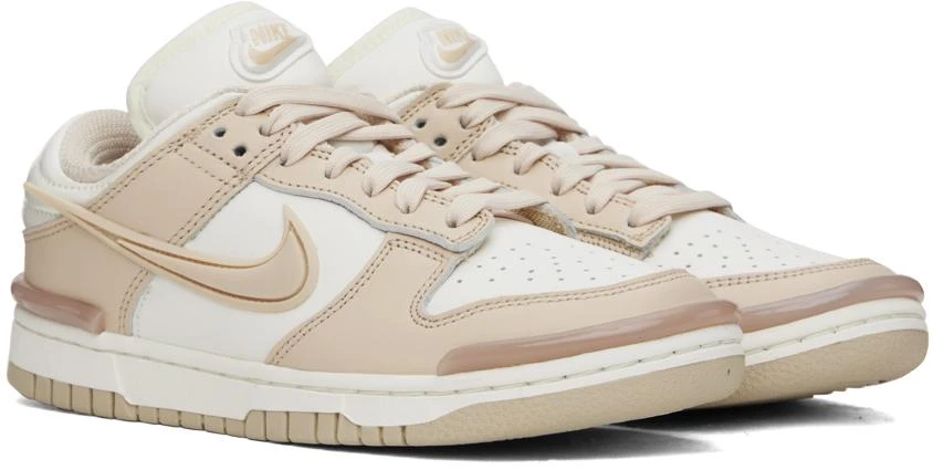 商品NIKE|Beige & Off-White Dunk Low Twist Sneakers,价格¥787,第4张图片详细描述