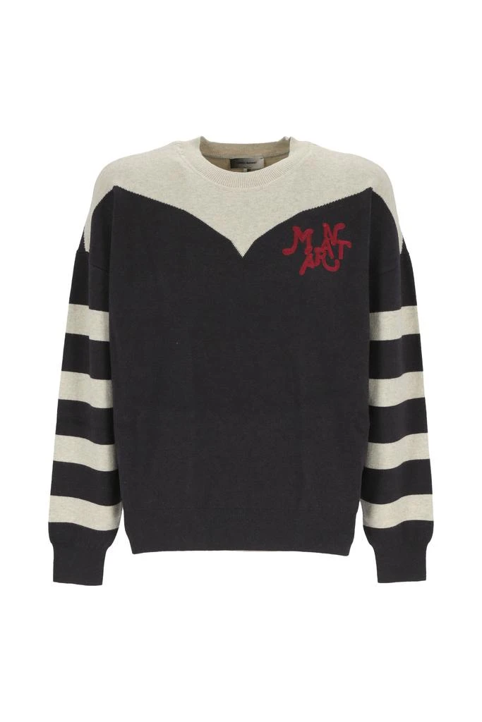 商品Isabel Marant|Logo-embroidered two-tone Jumper,价格¥1589,第1张图片