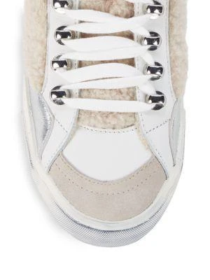 商品Marc Fisher|Merin Faux Fur Trim Sneakers,价格¥256,第5张图片详细描述