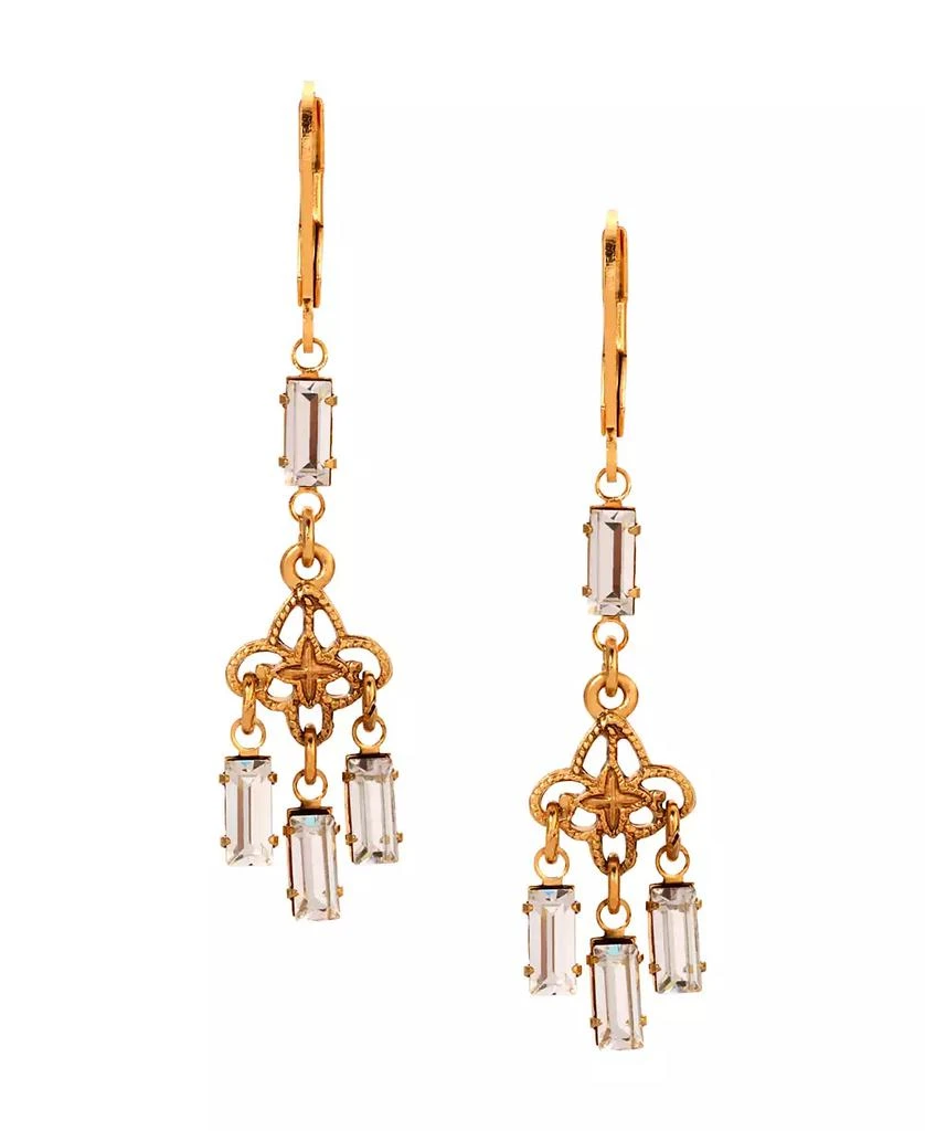 商品2028|Crystal Mini Chandelier Drop Earrings,价格¥270,第2张图片详细描述