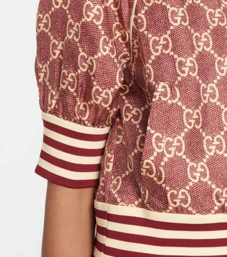 商品Gucci|GG Supreme silk twill track jacket,价格¥12530,第5张图片详细描述