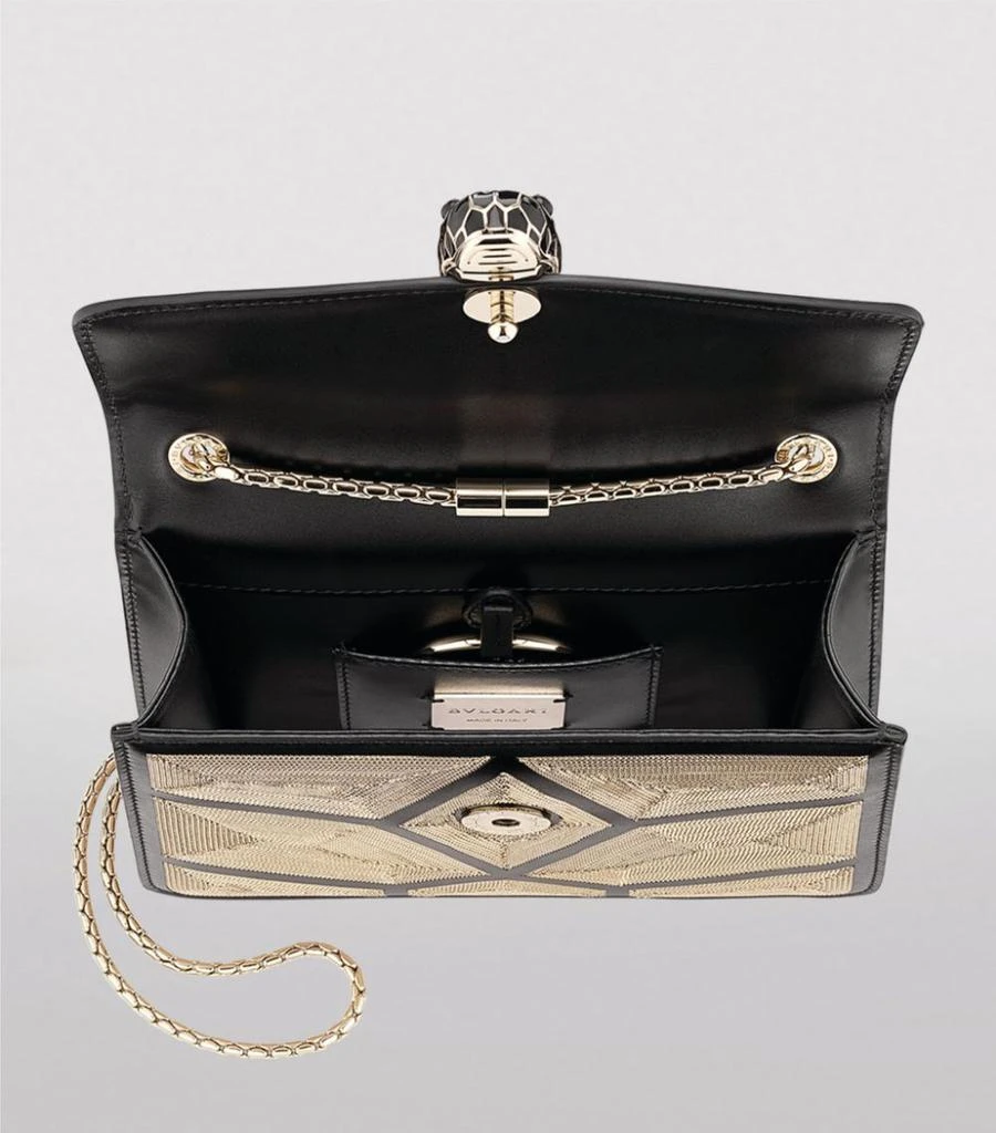 商品BVLGARI|Leather Serpenti Forever Cross-Body Bag,价格¥37400,第5张图片详细描述