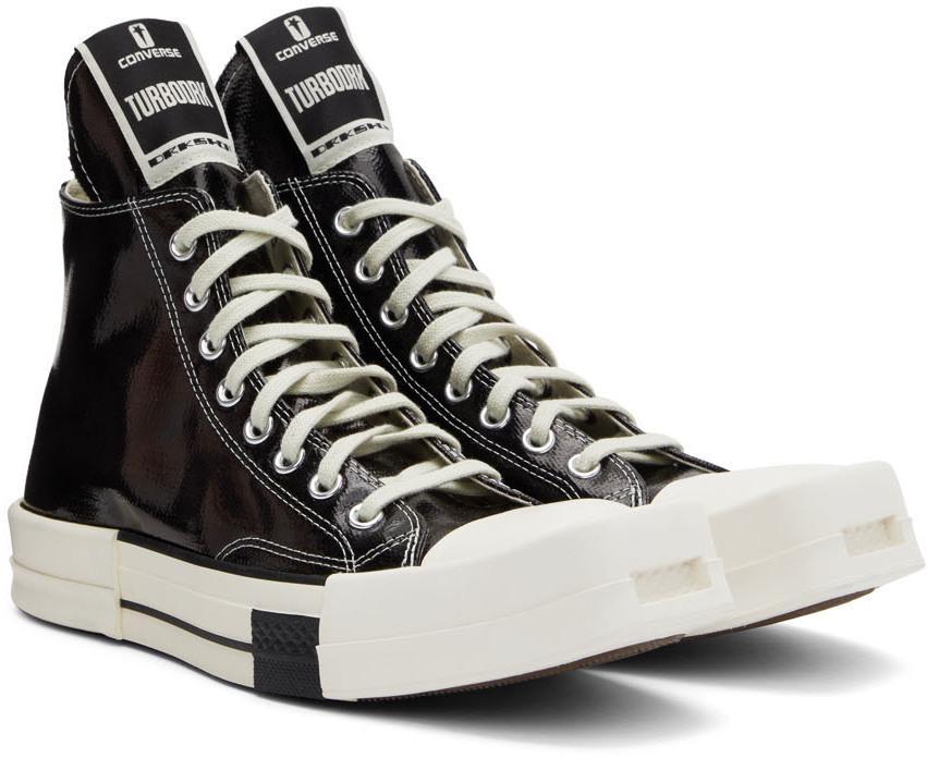 商品Rick Owens|Black Converse Edition Turbodrk Chuck 70 Hi Sneakers,价格¥1109,第6张图片详细描述
