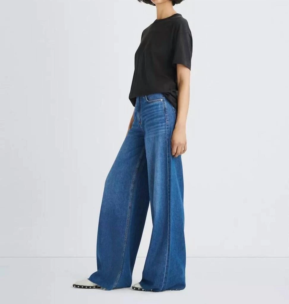 商品Rag & Bone|Featherweight Sofie Wide Leg Jean In Otto Wash,价格¥1621,第3张图片详细描述