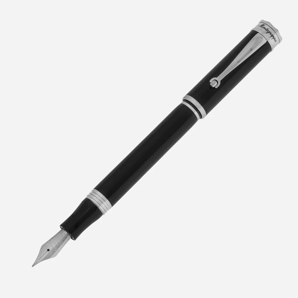 商品Montegrappa|Montegrappa Ducale Black Fountain Pen (F) ISDUR2PC,价格¥1472,第1张图片