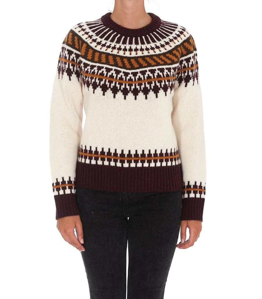 商品Tory Burch|Tory Burch Fair Isle Pattern Jacquard Jumper,价格¥3086,第2张图片详细描述