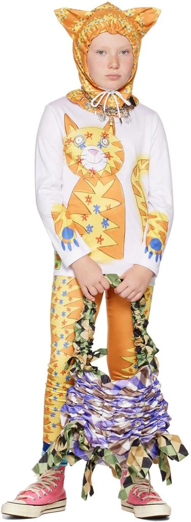商品CHOPOVA LOWENA|SSENSE Exclusive Kids Orange & Yellow Magic Cat Costume,价格¥863,第5张图片详细描述