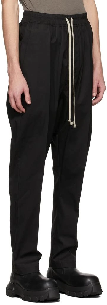 商品Rick Owens|Black Drawstring Classic Trousers,价格¥2834,第2张图片详细描述