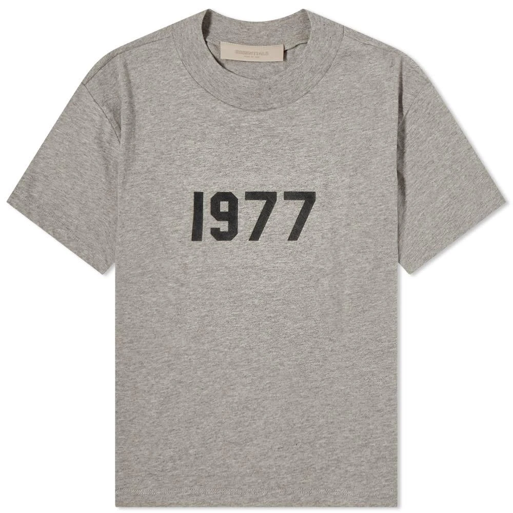 商品Essentials|FEAR OF GOD ESSENTIALS Women's 1977 T-Shirt - Dark Oatmeal,价格¥364,第1张图片