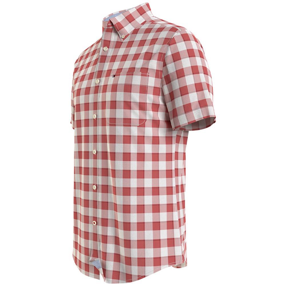 Men's Check Classic Fit Short Sleeve Shirt商品第6张图片规格展示