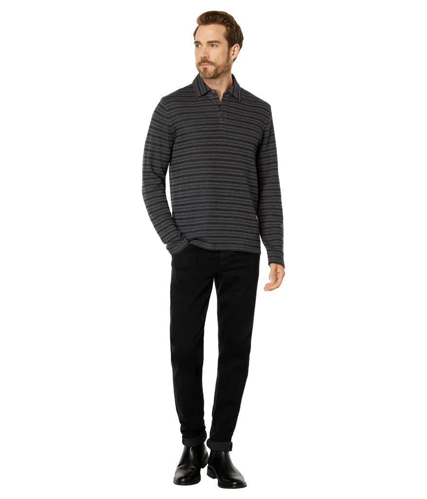 商品Vince|Double Knit Jacquard Long Sleeve Polo,价格¥1265,第4张图片详细描述