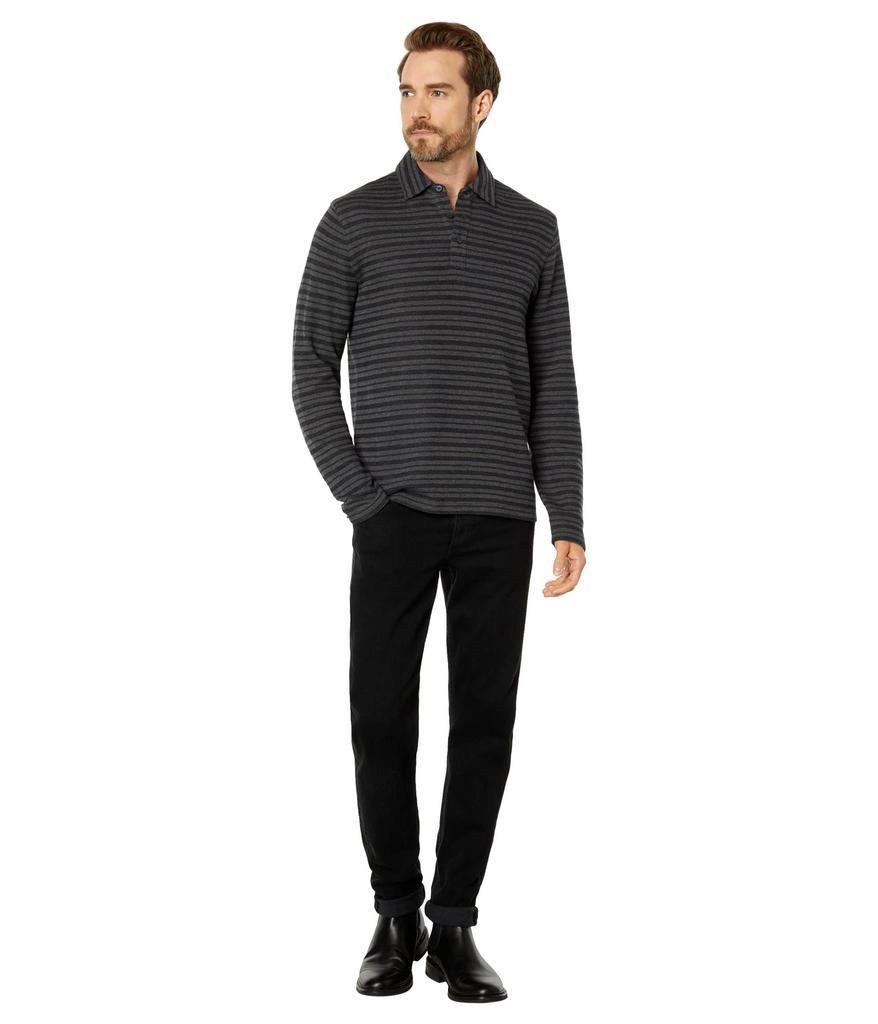 商品Vince|Double Knit Jacquard Long Sleeve Polo,价格¥1702,第6张图片详细描述