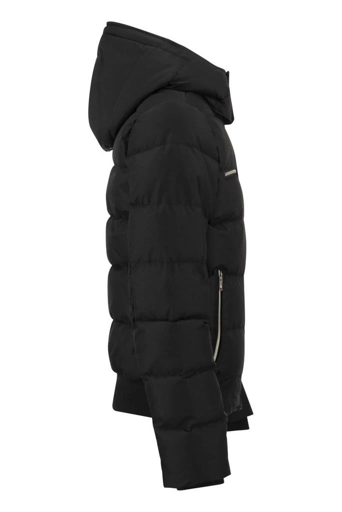 商品Moose Knuckles|CLOUD HOODED TECHNO FABRIC DOWN JACKET,价格¥5755,第3张图片详细描述