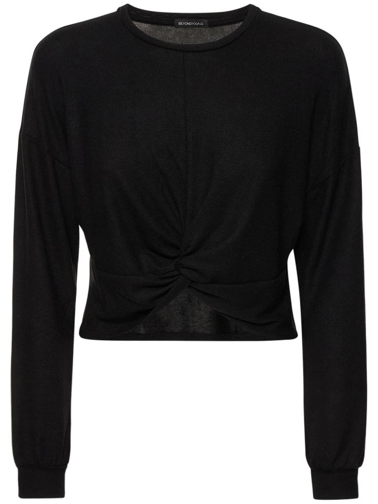 商品Beyond yoga|Twist Of Fade Cropped Sweatshirt,价格¥231,第1张图片