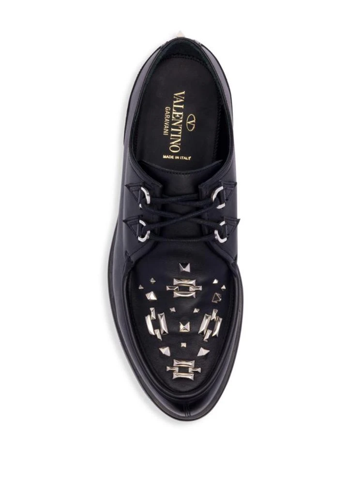 商品Valentino|Studded Leather Oxfords,价格¥4103,第4张图片详细描述