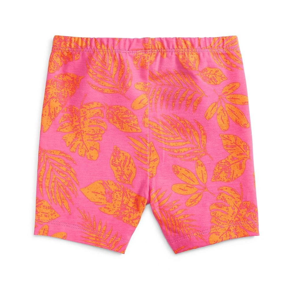 商品First Impressions|Baby Girls Palm Bike Shorts, Created for Macy's,价格¥15,第2张图片详细描述